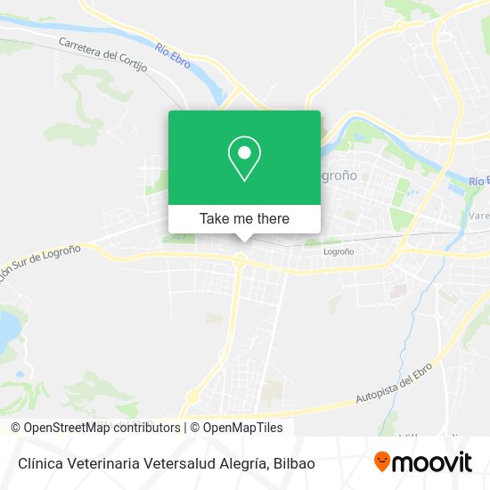 Clínica Veterinaria Vetersalud Alegría map