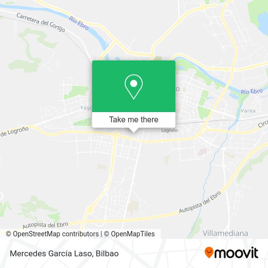 Mercedes García Laso map