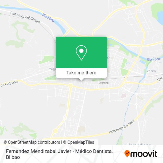 Fernandez Mendizabal Javier - Médico Dentista map