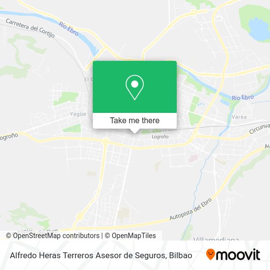 Alfredo Heras Terreros Asesor de Seguros map
