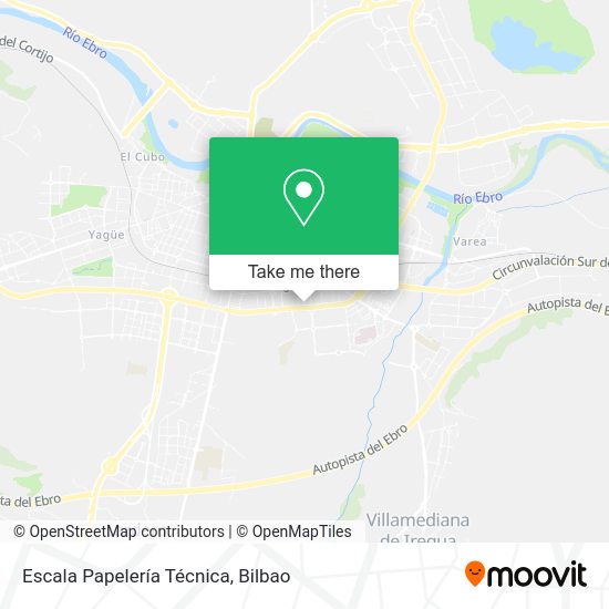 Escala Papelería Técnica map