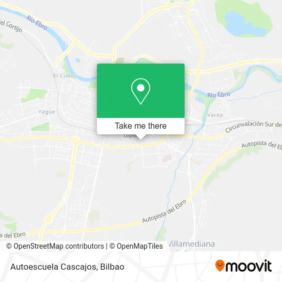 Autoescuela Cascajos map