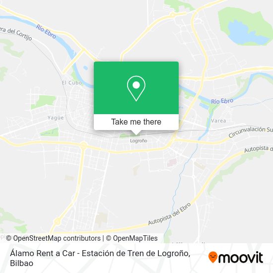 Álamo Rent a Car - Estación de Tren de Logroño map