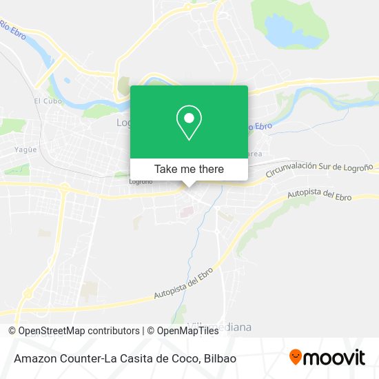 Amazon Counter-La Casita de Coco map