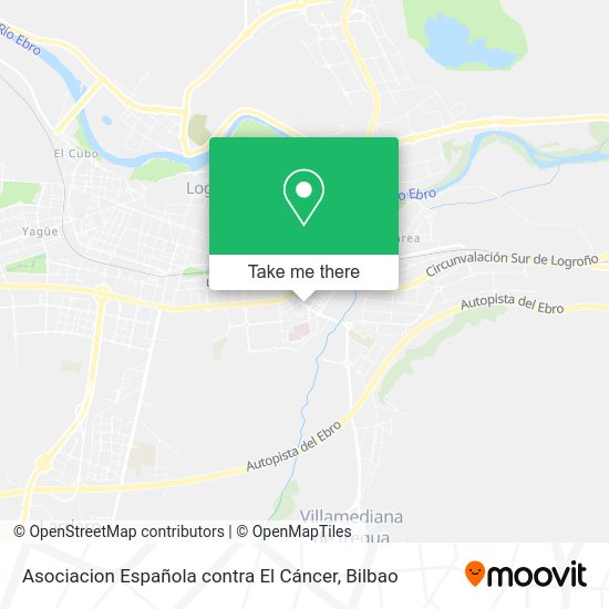 Asociacion Española contra El Cáncer map