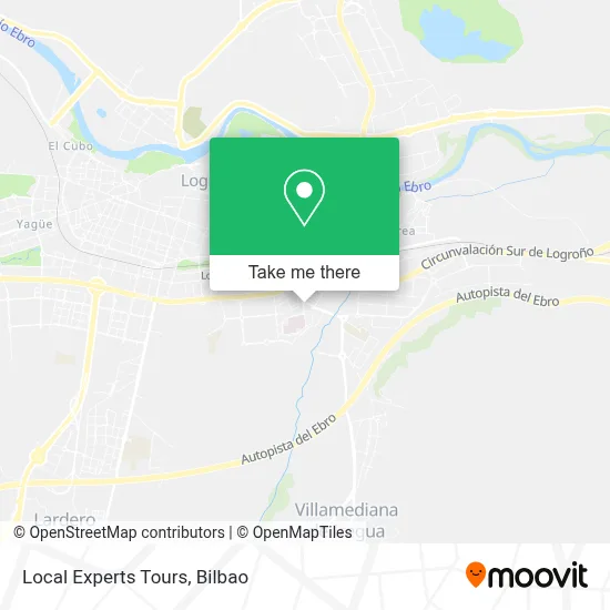 Local Experts Tours map