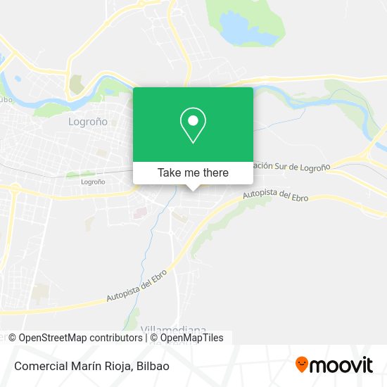 Comercial Marín Rioja map