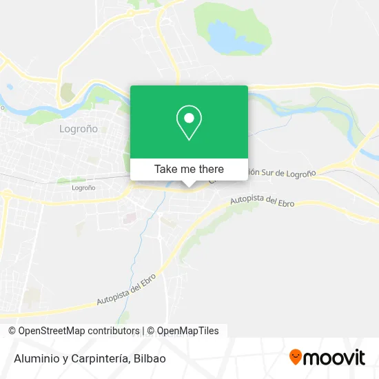 Aluminio y Carpintería map