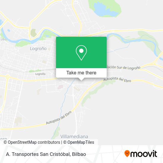 A. Transportes San Cristóbal map