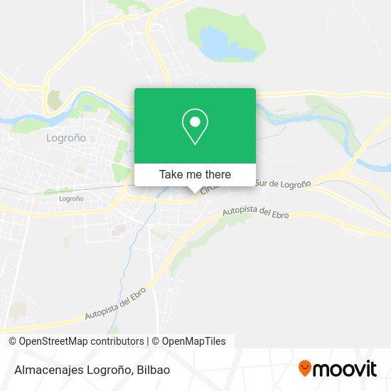 Almacenajes Logroño map