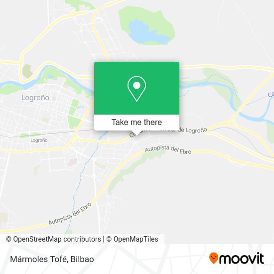 Mármoles Tofé map