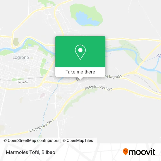 Mármoles Tofé map