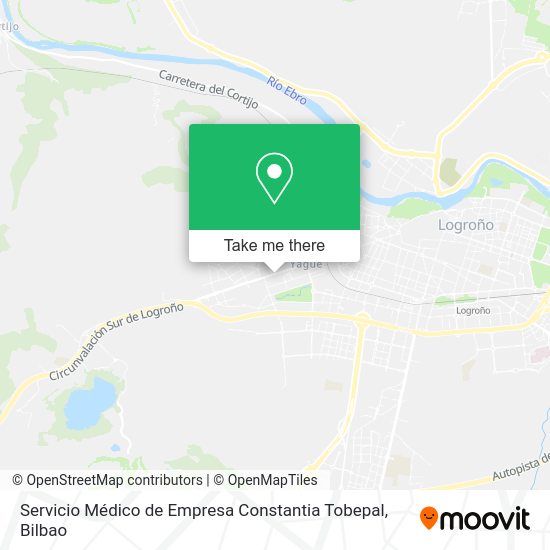 Servicio Médico de Empresa Constantia Tobepal map