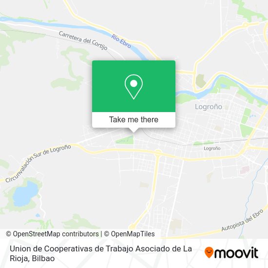 Union de Cooperativas de Trabajo Asociado de La Rioja map