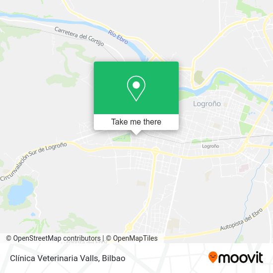Clínica Veterinaria Valls map