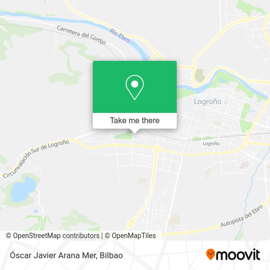 Óscar Javier Arana Mer map