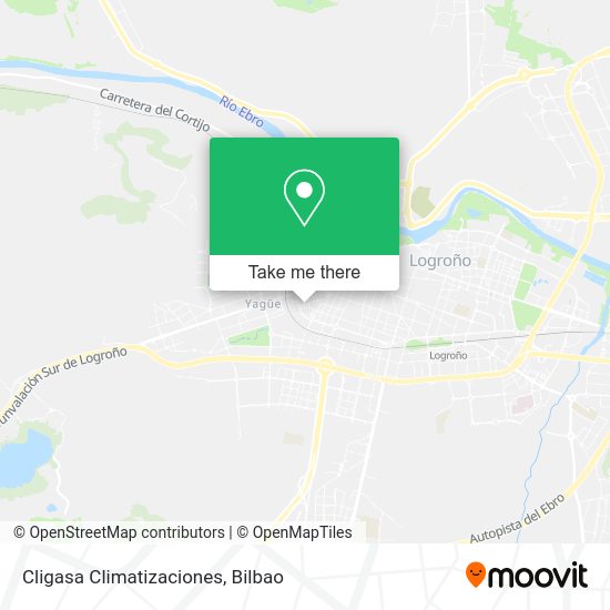 Cligasa Climatizaciones map
