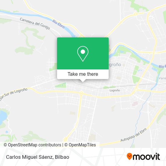 Carlos Miguel Sáenz map