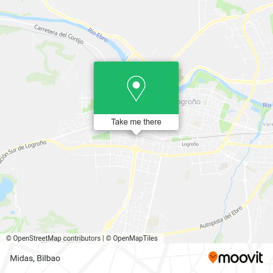mapa Midas