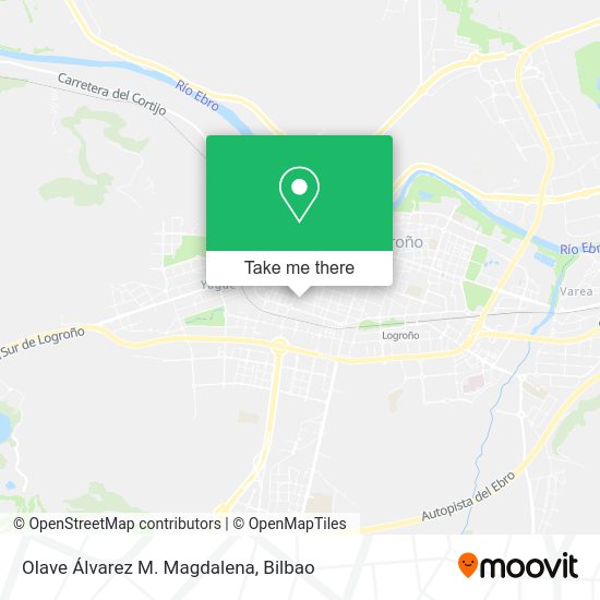 Olave Álvarez M. Magdalena map