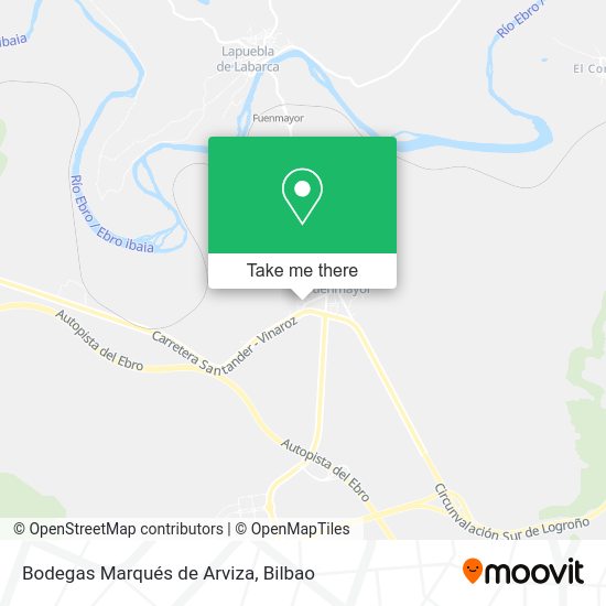 Bodegas Marqués de Arviza map