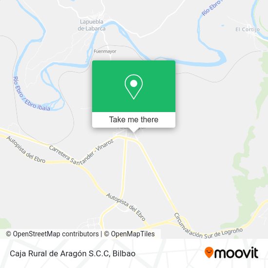 Caja Rural de Aragón S.C.C map