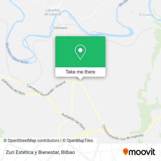 Zuri Estética y Bienestar map