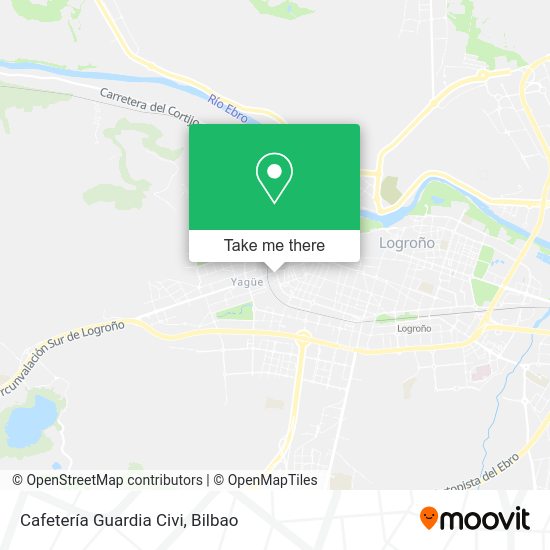 Cafetería Guardia Civi map