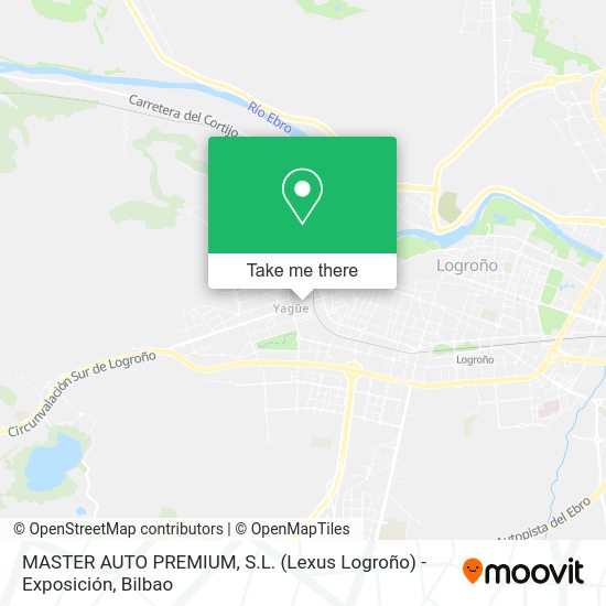 MASTER AUTO PREMIUM, S.L. (Lexus Logroño) - Exposición map