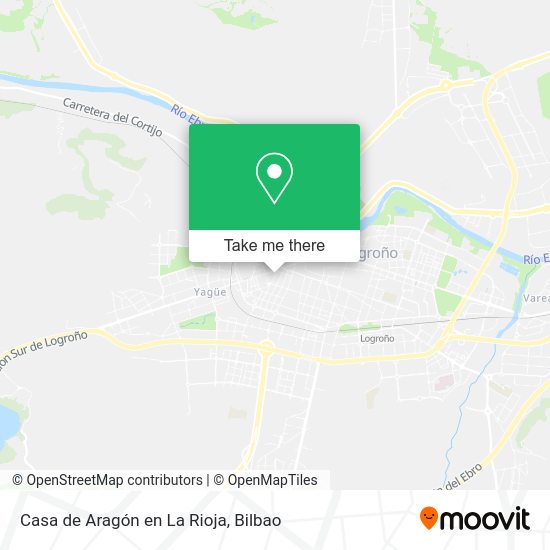 Casa de Aragón en La Rioja map
