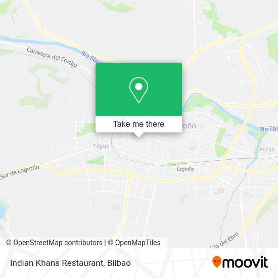 Indian Khans Restaurant map