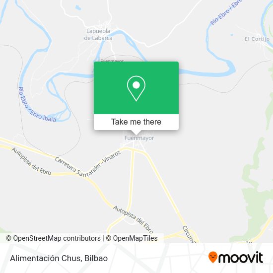 Alimentación Chus map