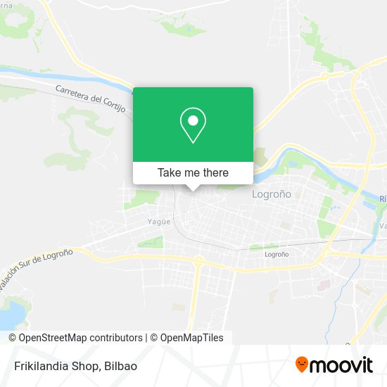 Frikilandia Shop map