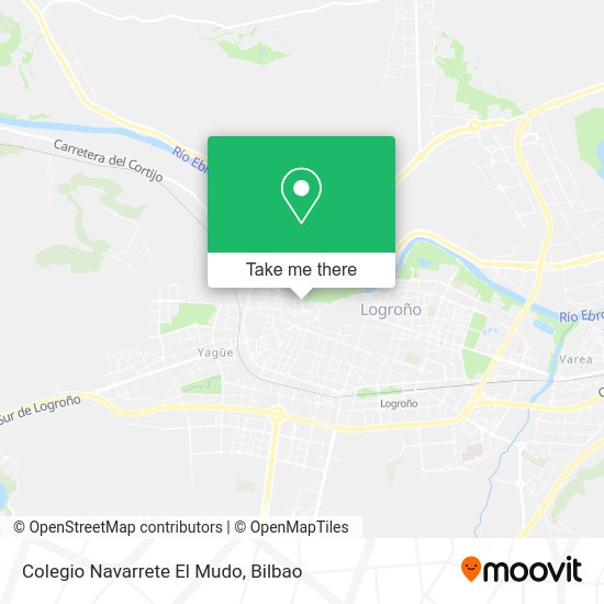 Colegio Navarrete El Mudo map