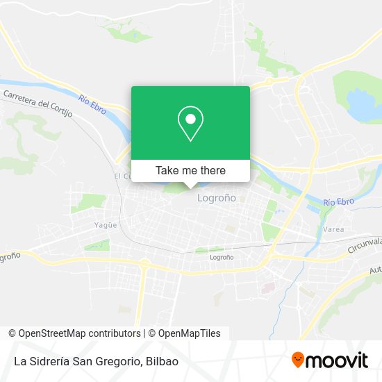 La Sidrería San Gregorio map
