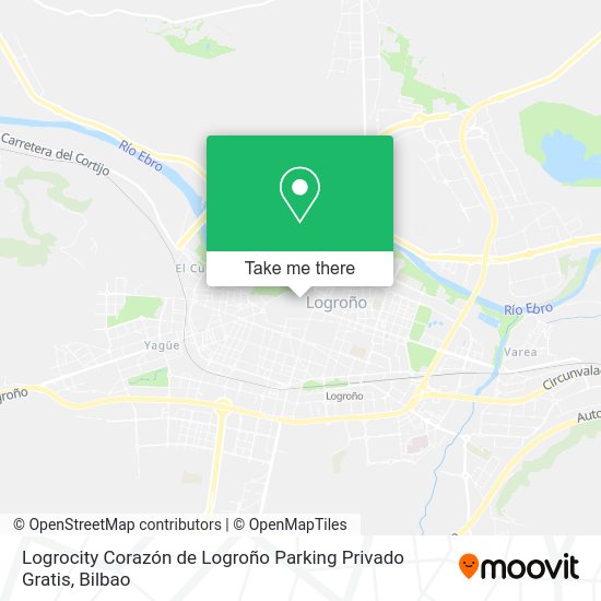 Logrocity Corazón de Logroño Parking Privado Gratis map