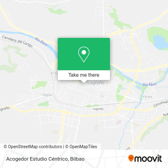Acogedor Estudio Céntrico map