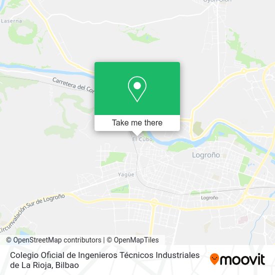 Colegio Oficial de Ingenieros Técnicos Industriales de La Rioja map