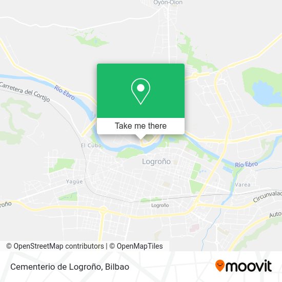 Cementerio de Logroño map
