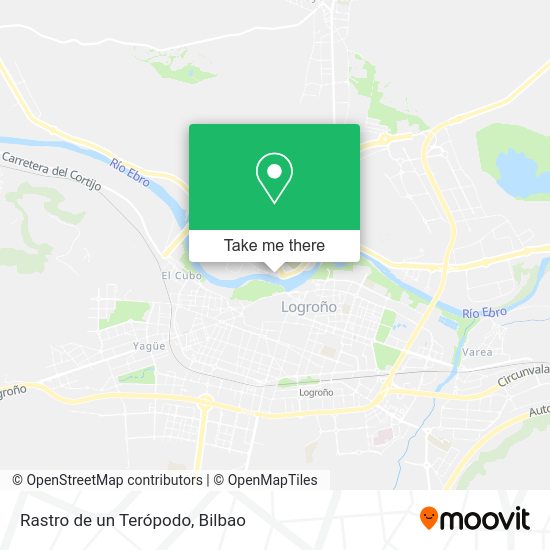 Rastro de un Terópodo map