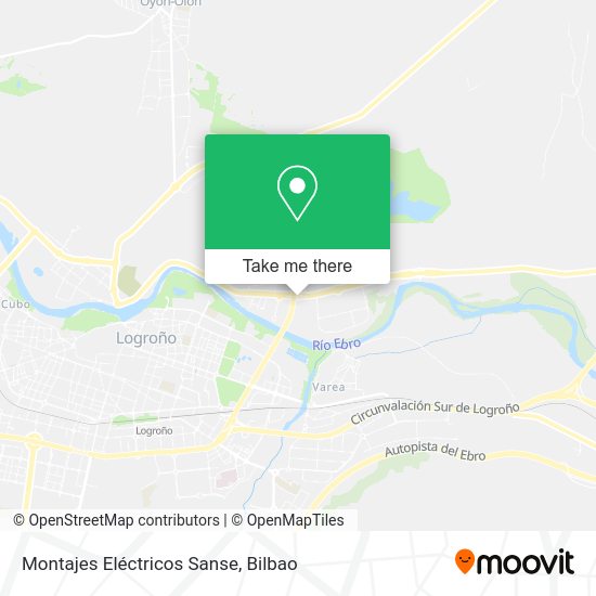 Montajes Eléctricos Sanse map