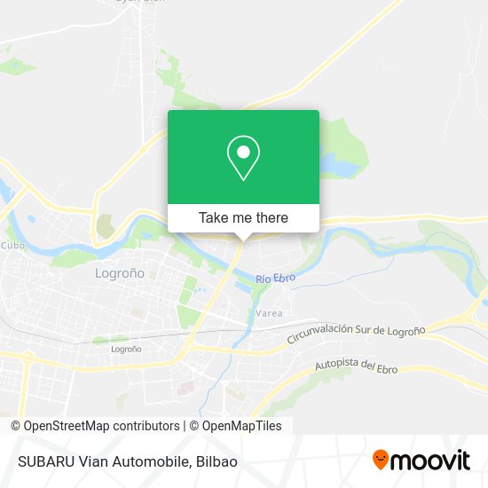 SUBARU Vian Automobile map