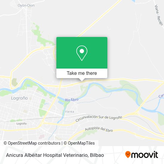 Anicura Albéitar Hospital Veterinario map