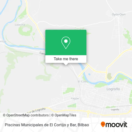 Piscinas Municipales de El Cortijo y Bar map