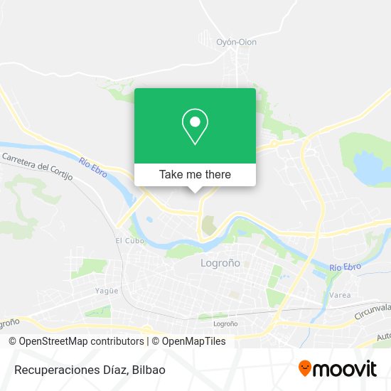 Recuperaciones Díaz map