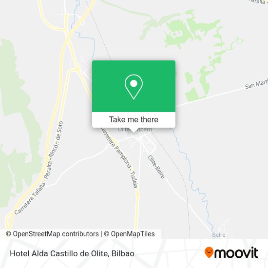 Hotel Alda Castillo de Olite map