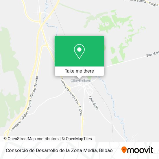 Consorcio de Desarrollo de la Zona Media map