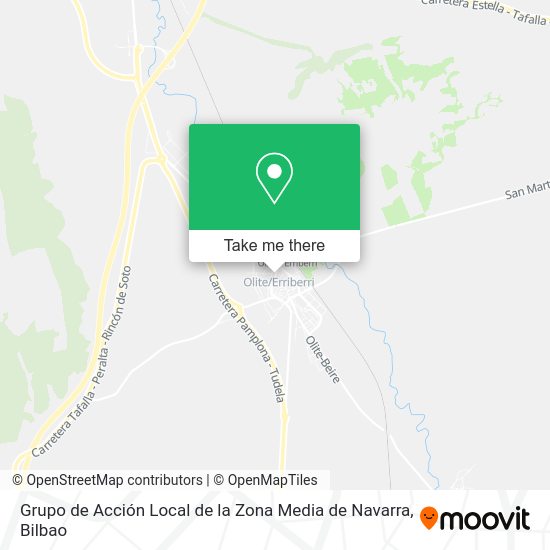Grupo de Acción Local de la Zona Media de Navarra map