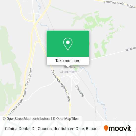 Clínica Dental Dr. Chueca, dentista en Olite map