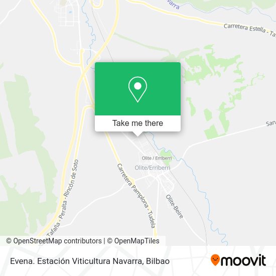 Evena. Estación Viticultura Navarra map